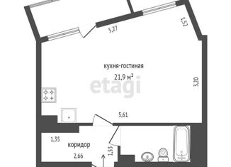 Продам квартиру студию, 30 м2, Екатеринбург, улица Бебеля, 144, улица Бебеля