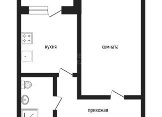 Продажа 1-комнатной квартиры, 44 м2, Тюмень, улица Малышева, 14