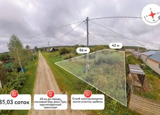 Продам земельный участок, 35.03 сот., деревня Мельничная, Мельничная улица