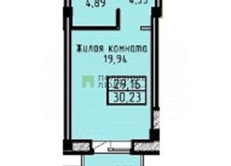 Продаю 1-ком. квартиру, 33.2 м2, Омск, улица Маршала Жукова, 156, Центральный округ