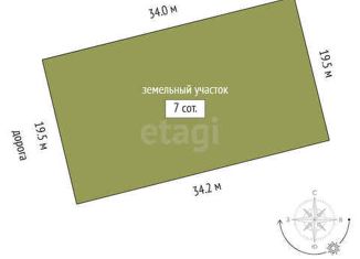 Продается участок, 7 сот., деревня Якуши, переулок Мичурина