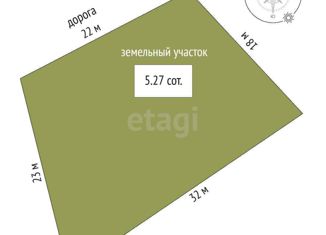 Продам участок, 5.3 сот., село Лучистое