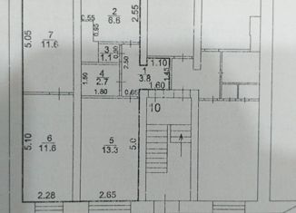 Продам 3-ком. квартиру, 50.7 м2, село Новоаптиково, Подгорная улица, 1