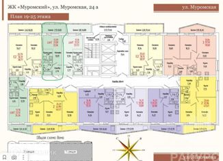 1-ком. квартира на продажу, 29.3 м2, Пермский край, Муромская улица, 24А