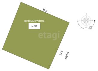 Продам земельный участок, 6 сот., садовое товарищество Надежда, Садовая улица, 29