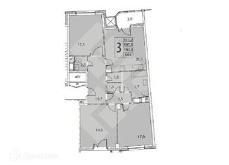 Продажа 3-ком. квартиры, 111 м2, Москва, Мосфильмовская улица, 88к2с5, метро Раменки