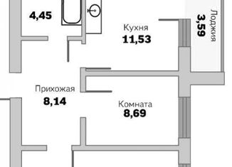 Продается 2-комнатная квартира, 49.5 м2, Зеленоградск, Приморская улица, 13С, ЖК Прибалтийская ривьера