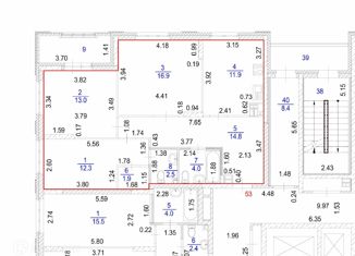 Продается 3-комнатная квартира, 77.3 м2, Екатеринбург, проспект Академика Сахарова, 81, метро Геологическая