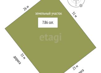 Продам участок, 7.9 сот., дачный массив № 6, Ореховая улица