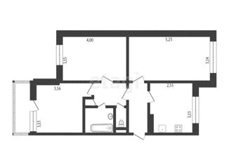 Продам 3-ком. квартиру, 57.8 м2, Белгородская область, улица Губкина, 17