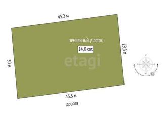 Продам участок, 14 сот., СНТ Солнышко, Рябиновая улица