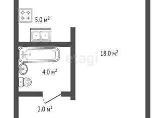 Продажа 1-комнатной квартиры, 21 м2, Самара, Калининградская улица, 3, Куйбышевский район