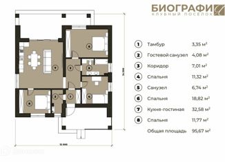 Дом на продажу, 101 м2, посёлок Кирпичного Завода № 1, Интернациональная улица, 5