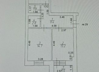 Продажа двухкомнатной квартиры, 54.6 м2, село Высокая Гора, ЖК Белая Аллея