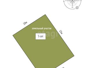 Продается участок, 5 сот., садово-потребительский кооператив Геофизик, Лесная улица
