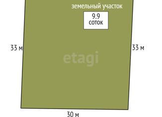 Продажа участка, 9.9 сот., посёлок городского типа Молодёжное, улица Фиалок