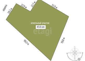 Продажа земельного участка, 45 сот., село Кулига