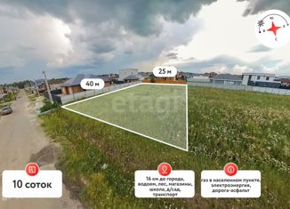 Продажа участка, 10 сот., село Луговое, Крещенская улица