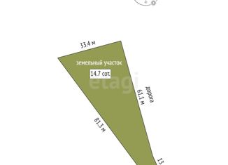 Продажа участка, 15 сот., село Рыбачье, Центральная улица