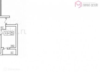 2-ком. квартира на продажу, 54.7 м2, Самара, Демократическая улица, 148А, ЖК Куйбышев