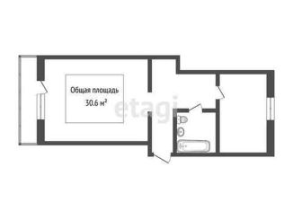 Продажа 1-комнатной квартиры, 32.7 м2, Новосибирск, Весенний проезд, 6, Весенний проезд
