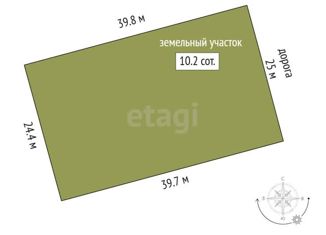 Участок на продажу, 10.2 сот., деревня Криводанова