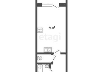 Квартира на продажу студия, 28 м2, Гатчина, Банный переулок, 3