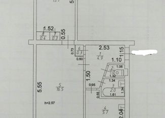 Продажа двухкомнатной квартиры, 45 м2, Казань, Ферганская улица, 3, ЖК Юдино