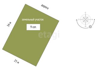 Продам участок, 9 сот., село Салаирка