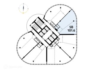 Офис на продажу, 101.6 м2, Новосибирск, проспект Димитрова, 4/1