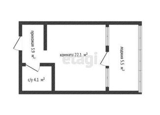 Продам квартиру студию, 23 м2, Новороссийск, ЖК Облака 2