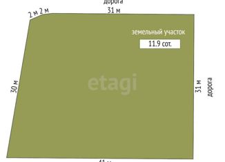 Земельный участок на продажу, 11.9 сот., СПК СЭЛМА, Жемчужная улица