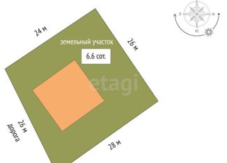 Дом на продажу, 107 м2, деревня Ошкукова, Новая улица, 13