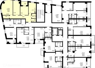 Продается трехкомнатная квартира, 71.8 м2, Якутск, Автодорожная улица, 19А, Автодорожный округ