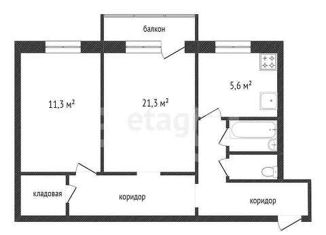 Продажа 2-ком. квартиры, 62 м2, посёлок городского типа Боровский, Советская улица, 9