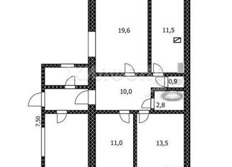 Дом на продажу, 69.3 м2, село Павловск, Боровой переулок