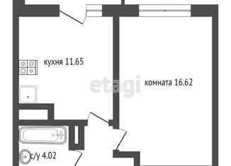 Продаю 1-ком. квартиру, 40.43 м2, Санкт-Петербург, Полевая Сабировская улица, 45к1, Полевая Сабировская улица