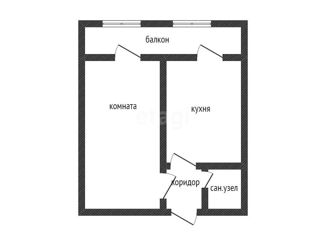 Продается однокомнатная квартира, 36.4 м2, Краснодар, микрорайон Почтовый, улица имени Валерия Гассия, 2