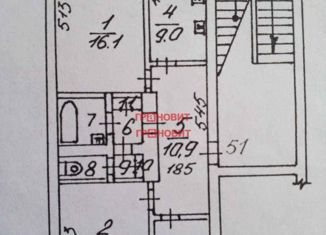 Продается 3-комнатная квартира, 69 м2, Новосибирск, улица Свердлова, 21, улица Свердлова