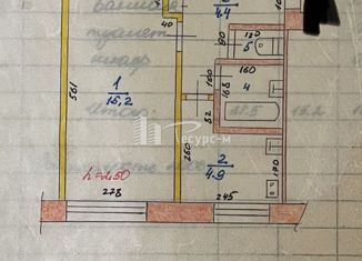 Продается 1-ком. квартира, 28.5 м2, село Новодмитриевка, Центральный микрорайон, 2