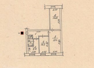 Продажа 3-ком. квартиры, 59.6 м2, поселок Нижние, посёлок Нижние, 1