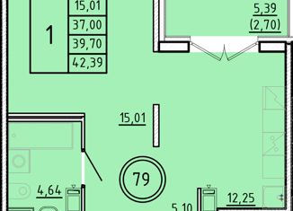 Продается 1-ком. квартира, 37 м2, Санкт-Петербург, Образцовая улица, 6к1