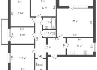 Продается 5-комнатная квартира, 82.6 м2, Емва, Пионерская улица, 3