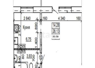 Продаю квартиру студию, 30.58 м2, Минусинск, Ботаническая улица, 8/1