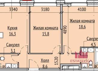 2-комнатная квартира на продажу, 68 м2, Москва, проспект Лихачёва, 12к3