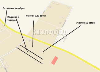 Продам земельный участок, 10 сот., деревня Алексеевка, Береговая улица