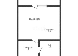 Квартира на продажу студия, 22.8 м2, Краснодарский край, улица Лётчика Позднякова, 2к13