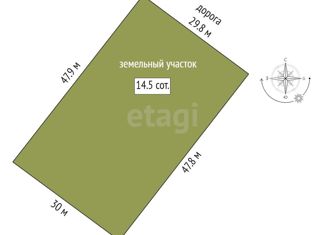 Участок на продажу, 14.5 сот., село Усть-Заостровка