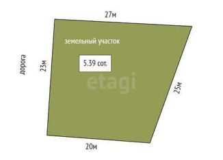 Продажа участка, 5.39 сот., товарищество собственников недвижимости Виктория, 7-я улица
