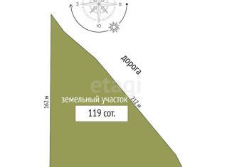 Продажа участка, 118.9 сот., Чистенское сельское поселение
